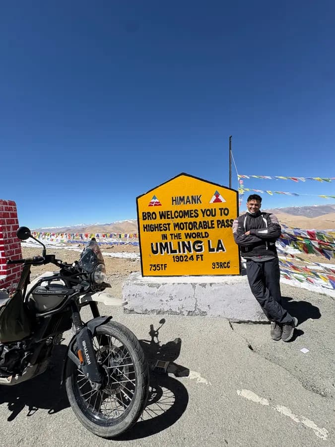 Enjoying in Ladakh